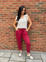 Wine Essential Joggers Stella