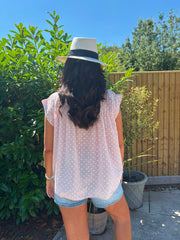 Pink Polka Dot Top Ashley
