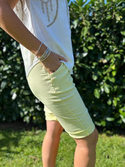 Lemon Relaxed Summer Shorts
