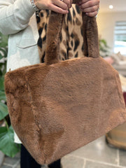 Chocolate Fluffy Tote Bag