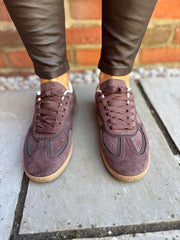 Chocolate Harper Trainer