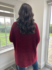 Wine Super Soft Knit Luna