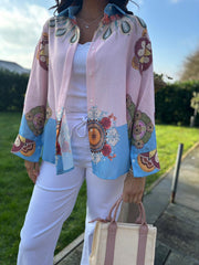 Pink Nucleus Printed Shirt Lucia