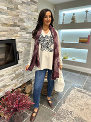 Stone Rose Design Knit Top Tilly