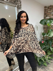Stone Leopard Pattern Top Meredith