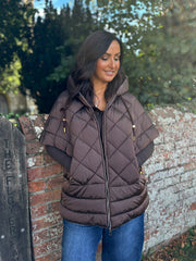 Chocolate Premium Puffer Jacket Marielle