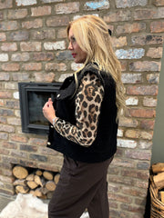 Black Boucle Gilet Elliott