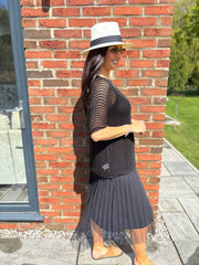 Black Pleated Dress Two Piece Jocelyn