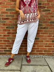 White Essential Joggers Stella