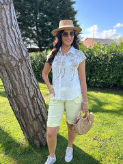 Lemon Relaxed Summer Shorts