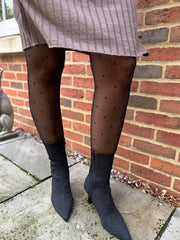 Black Polka Dot Tights