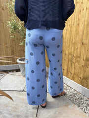 Denim Polka Dot Trousers Tiana