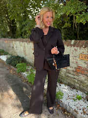 Black Blazer Co-Ord Set Carly
