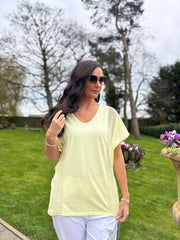 Lemon Net Side Panel Top Willow