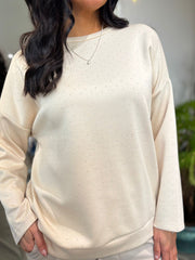 Stone Diamante Sweat Top Nina