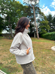 Stone High Neck Jacket Mila