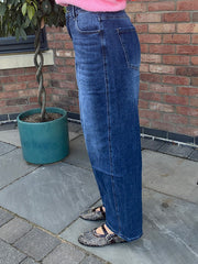 Denim Barrel Leg Jeans