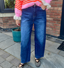Denim Barrel Leg Jeans