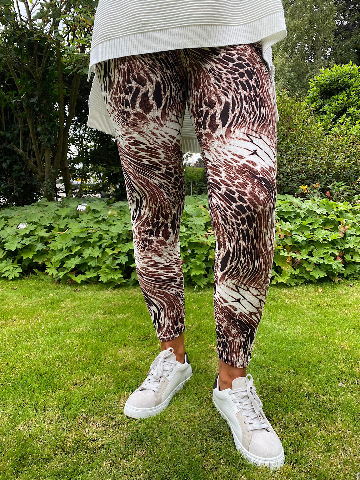 Black Form 25'' animal-print leggings | Varley | MATCHES UK