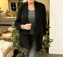 Black Sparkle Take You Anywhere Jacket