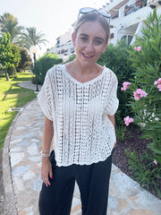 Stone Crochet Knit Hazel