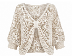 Stone Gathered Loose Knit Paige
