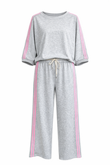 Grey Two Stripe Leisure Set Kendal