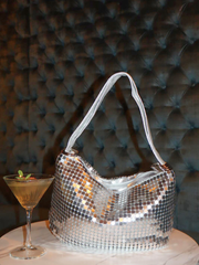Silver Chainmail Shoulder Bag
