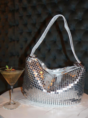 Silver Chainmail Shoulder Bag