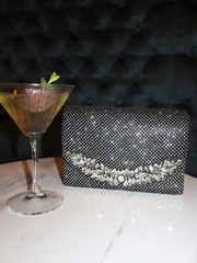 Black Diamante Embellished Bag