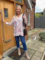 Wine Soft Touch Aboriginal Knit Ava