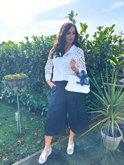 Navy Culottes Chloe
