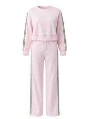 Pink Stripe Detail Comfort Set Isobel