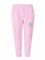 Pink Sequin Star Trousers