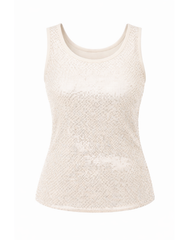 Stone Sequin Vest Top Rebecca