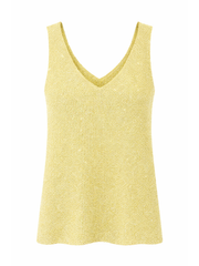 Lemon Shimmer Knit Vest Palmer