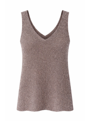 Mocha Shimmer Knit Vest Palmer