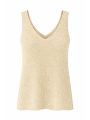 Gold Shimmer Knit Vest Palmer