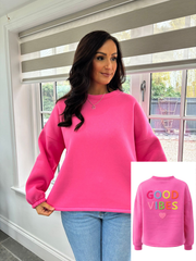 Lipstick Premium Good Vibes Sweatshirt Alya