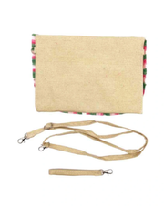 Neon Tribal Fringed Clutch