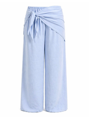 Blue Scarf Wrap Trousers Bonnie