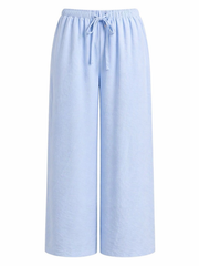 Blue Scarf Wrap Trousers Bonnie