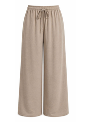 Mocha Scarf Wrap Trousers Bonnie