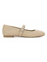 Stone Cord Buckle Flats