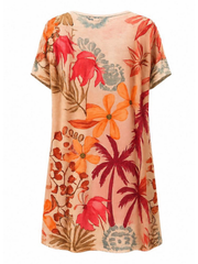 Pink Tropical Breeze Shimmer Dress Harriet