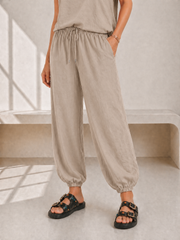 Mocha Cuffed Ashley Trousers
