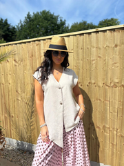 Stone Sleeveless Top Margot