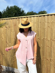Pink Sleeveless Top Margot