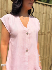 Pink Sleeveless Top Margot
