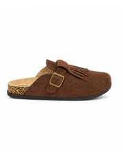 Chocolate Buckle Detail Sliders